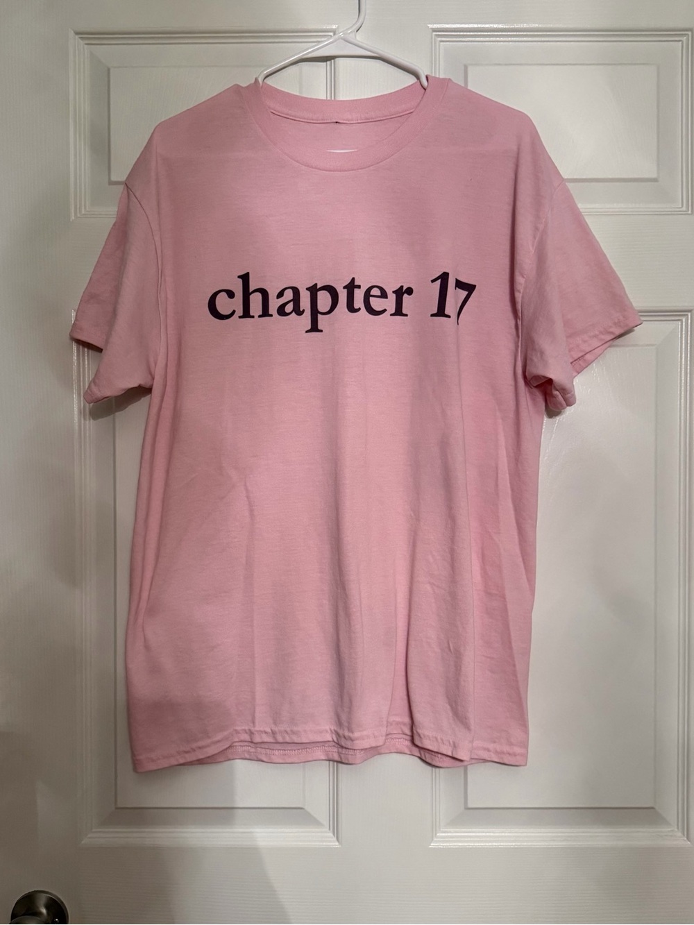 Gildan Pink "chapter 17" Short Sleeve Tee